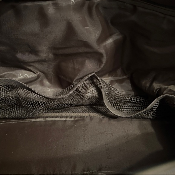 Thirty-One Brown and White Floral Travel Bag - Picture 3 of 4